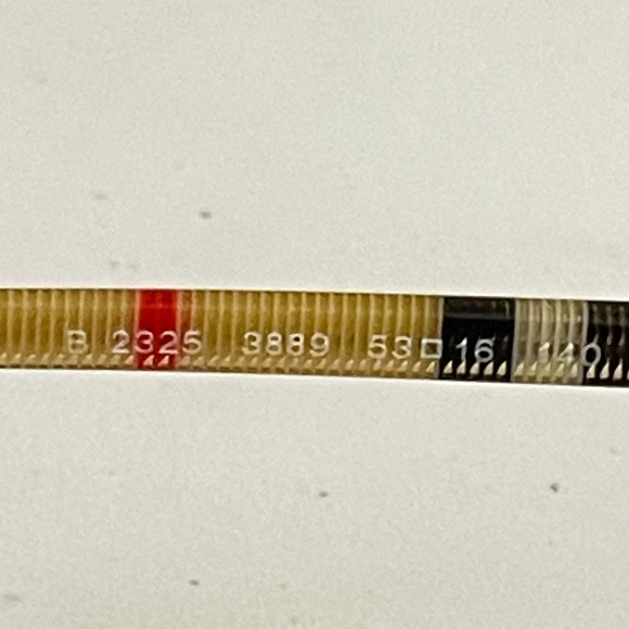 Burberry 2325 Clear Frame Plaid Sides Eye Glasses - Picture 6 of 6